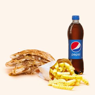 საქონლის კესადია - მინის მენიუ (ჰალალი)