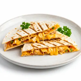 Quesadillas Con Pollo De Corral Y Guacamole