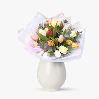 Buchet 21 lalele multicolore
