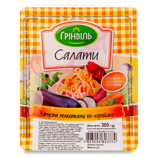 Капуста «Грінвіль» пелюстки по-корейськи (300г)