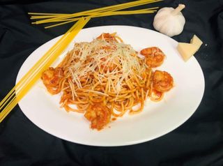 პასტა კრევეტებით