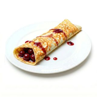 Палачинка със сладко от череши