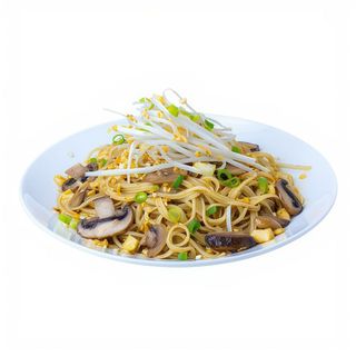 Tallarines Con Huevo Y Verduras