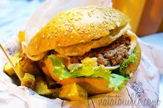 Hamburguesa de la casa 