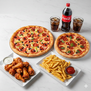 Super Oferta 1 Pizza Familiar (40 Cm.) + 1 Pizza Grande (30 Cm.)