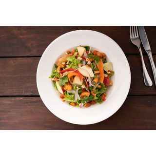 Apple, Carrot & Roasted Cashew Salad