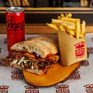 Menù Pulled Pork + Patatine Classiche + Bevanda