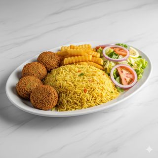 Plato falafel