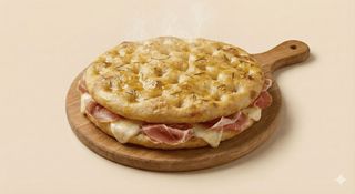 Focaccia crudo per 2 persone