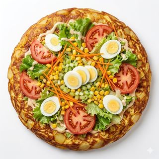 Tortilla De Patata Con Vegetal (Entera)