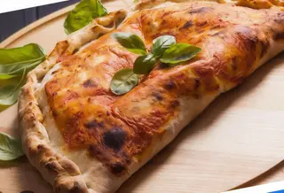 Calzone salame piccante e mozzarella