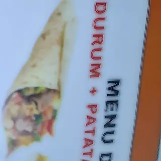 Menu durum de pollo