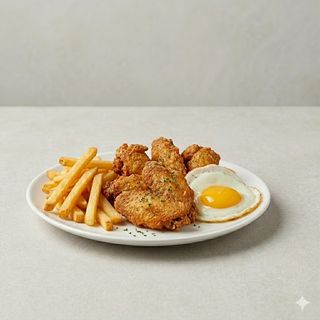 Plato Combinado De Alitas