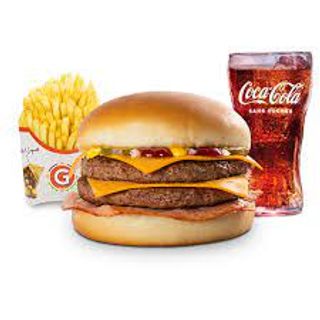 Menù double cheeseburger