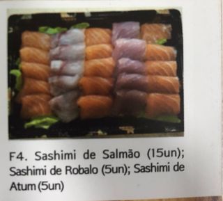 F4. Sashimi 20 Peças
