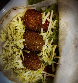 Falafel z Serem Wegańskim