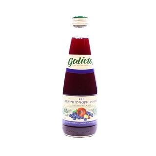 Сік Galicia Ябл-Чорничн неос пастер 0,3л
