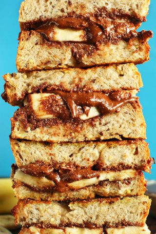 Tost nutella banana