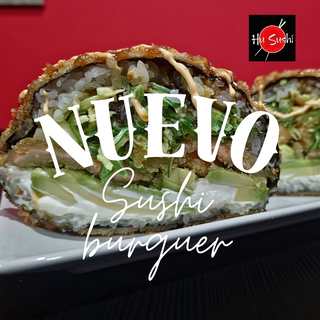 Sushi burguer de pollo