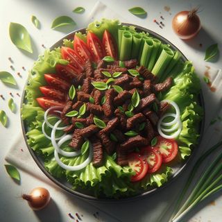 Wołowina Luc Lac po Tajsku
