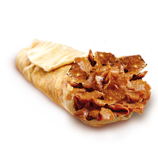 Dürüm Sólo Carne y salsa 