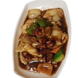 ternera con seta y bambú