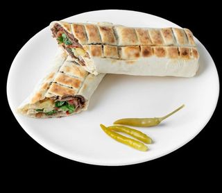 Донер в лаваше мясное