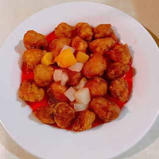 56. Pollo Con Salsa Agridulce