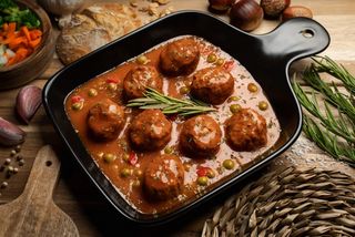 Albóndigas de cerdo de Castañas