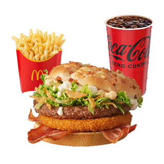 McZestaw Burger Drwala z Chrzanem