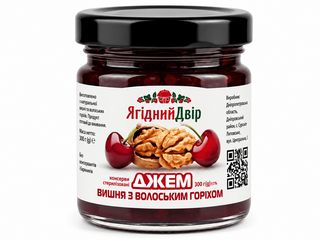Джем Вишня з волоським горіхом (40g)