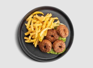 Falafel cu cartofi prăjiți (de POST)								