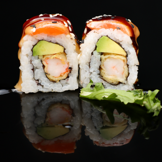 130. Rollo flambeado langostino (8uds)