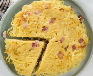 Spaghetti Viande + Omelette