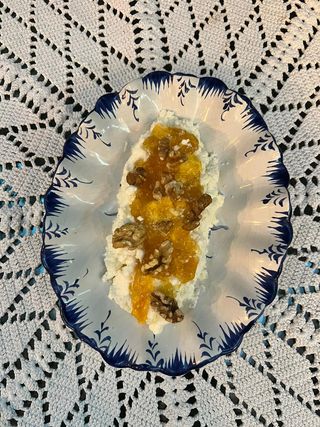 Requeijão com Doce de Abóbora e Nozes