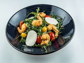 Салат Руккола с креветками