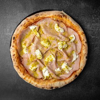 Pizza Mortadella e Pistacchio 32cm