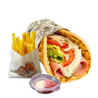 Makloub Jambon + Frites