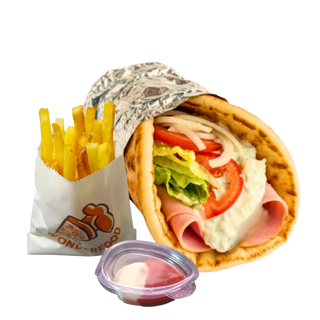 Makloub Jambon + Frites