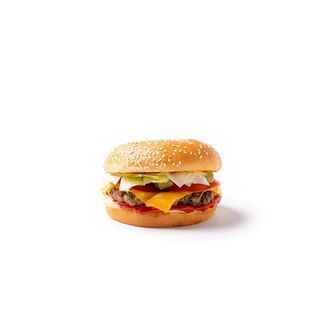 Hamburguesa pequeña con queso