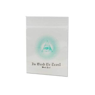 Pungi Zip, In weed we trust, 40x60mm, 100buc