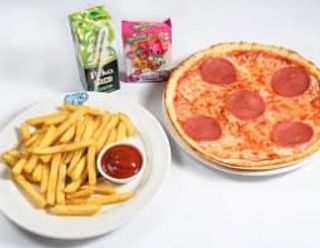 Детское меню с пиццей