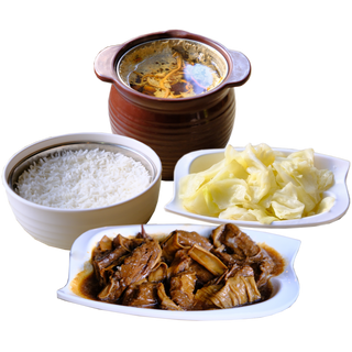 牛腩套餐 Menú de Falda de Ternera