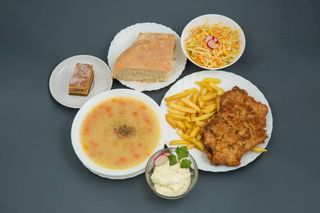 Bečka šnicla komplet obrok