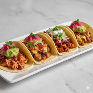 Ración De Tacos Mix Combo (4 Uds.)