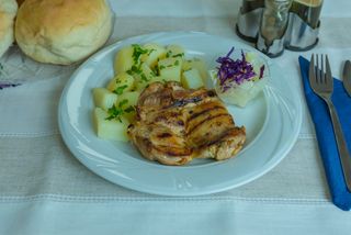 Pulpe de pui dezosate la grătar