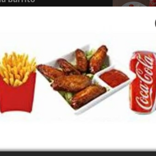 Menú Alitas (5 Uds.)