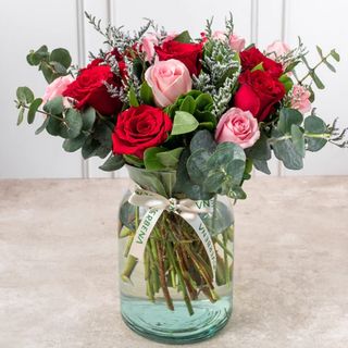 10 rosas  - Rosa Roja y Rosa Clarita