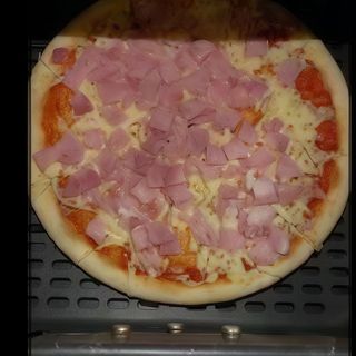 Pizza queso y jamón