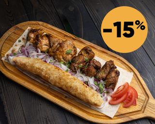 М'ясний комбо (170/170/190/185г)